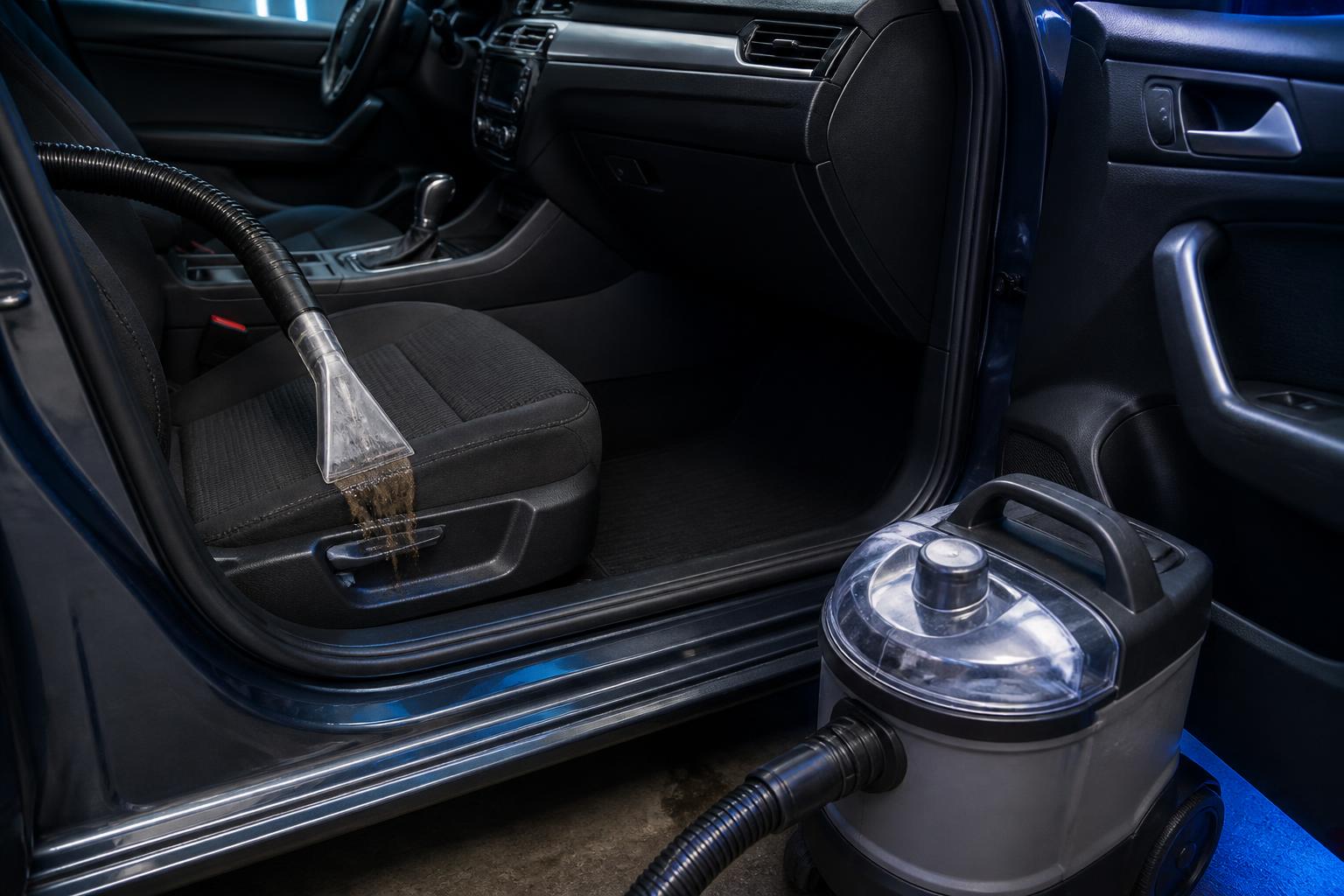 Higienização interna realizado pela Speedy Estética Automotiva
